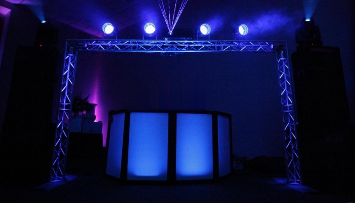 A large mobile disco rig